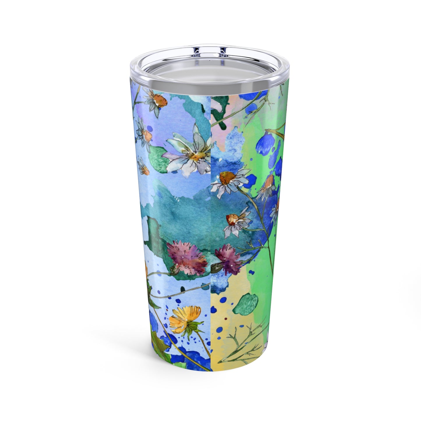 Floral Watercolor Tumbler – 20oz Stainless Steel Insulated