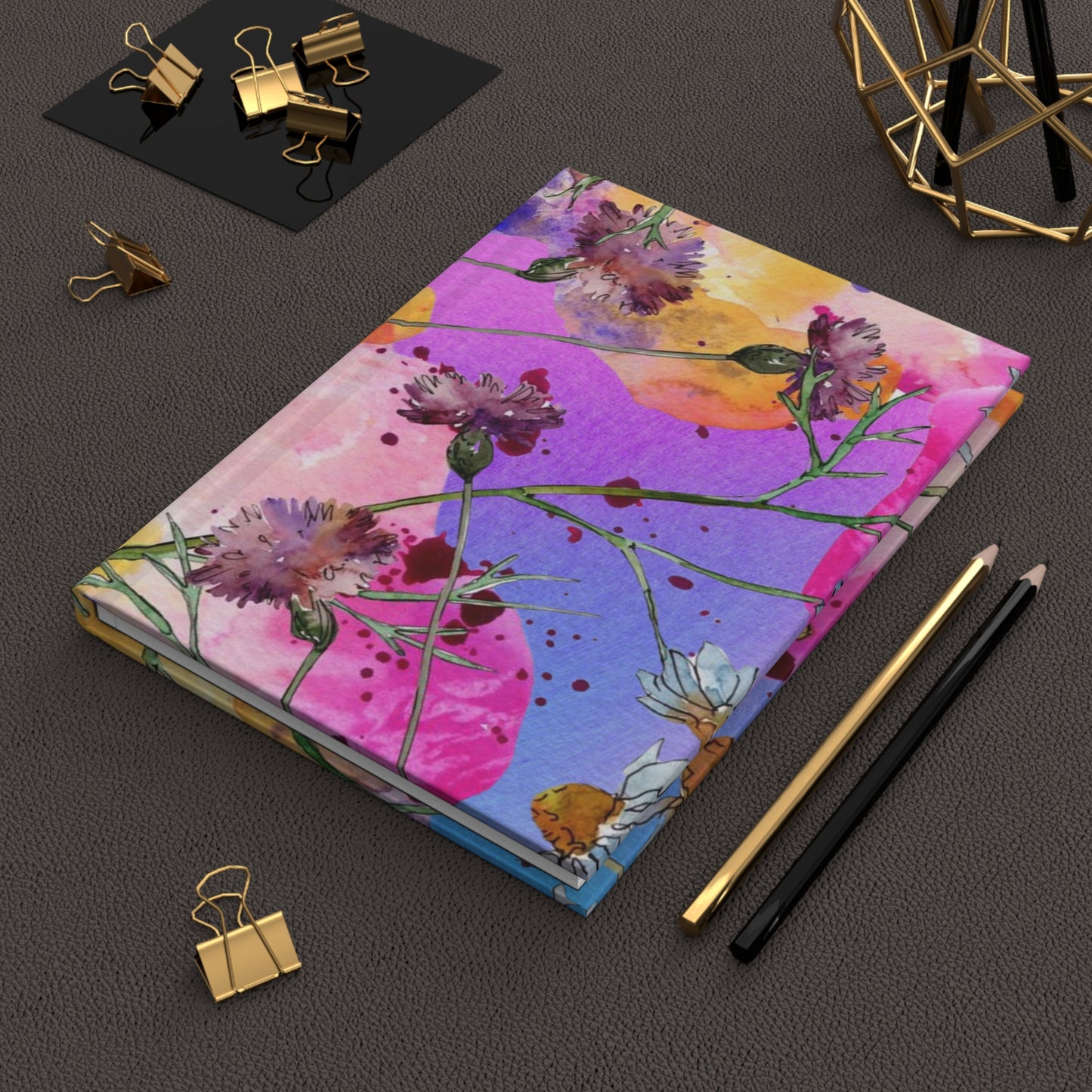 Vibrant Floral Hardcover Journal – 5.75" x 8"