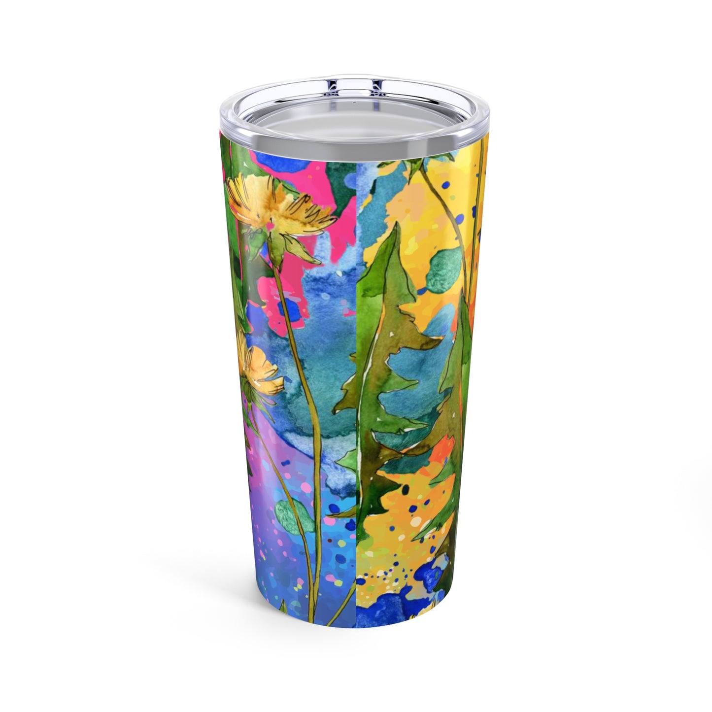 Colorful Wildflower Floral Tumbler – 20oz Vacuum Insulated Stainless Steel