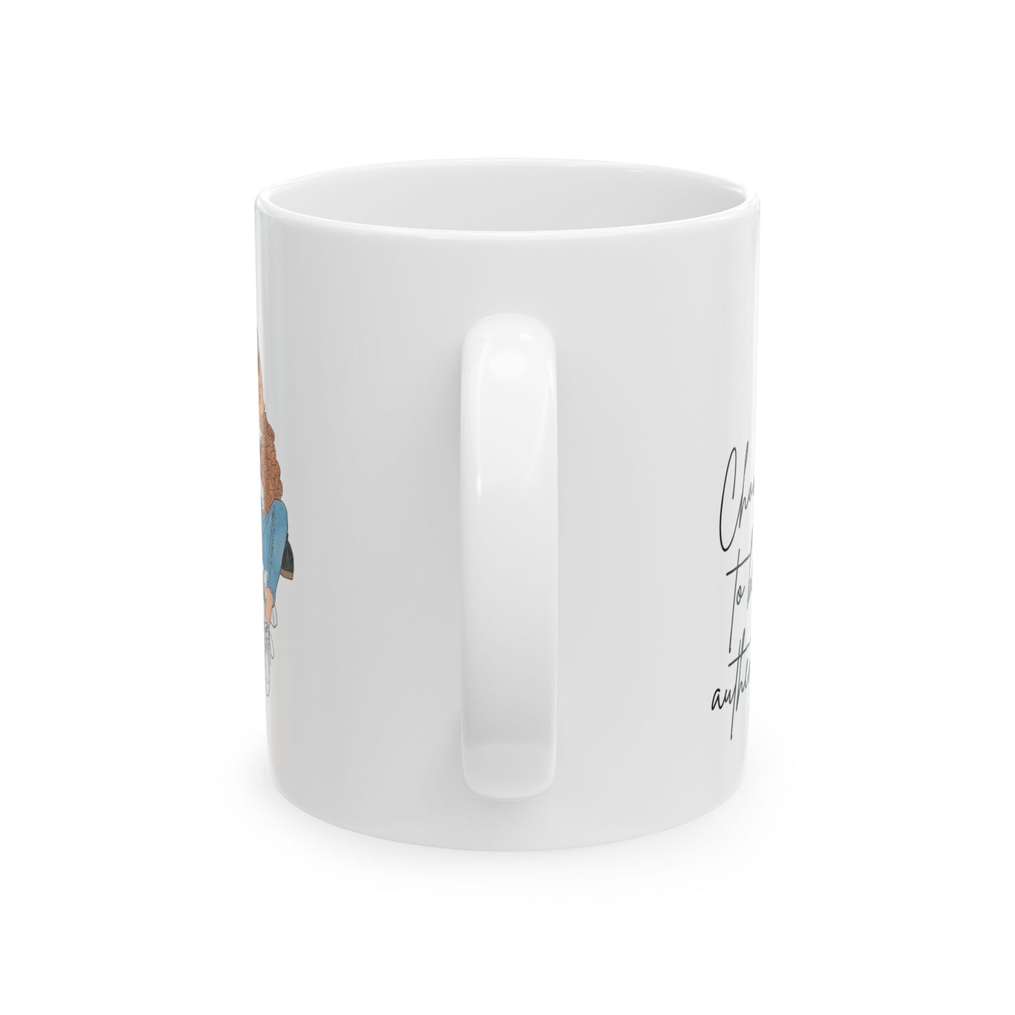 "Choose to Be Authentic" – 11 oz Ceramic Mug