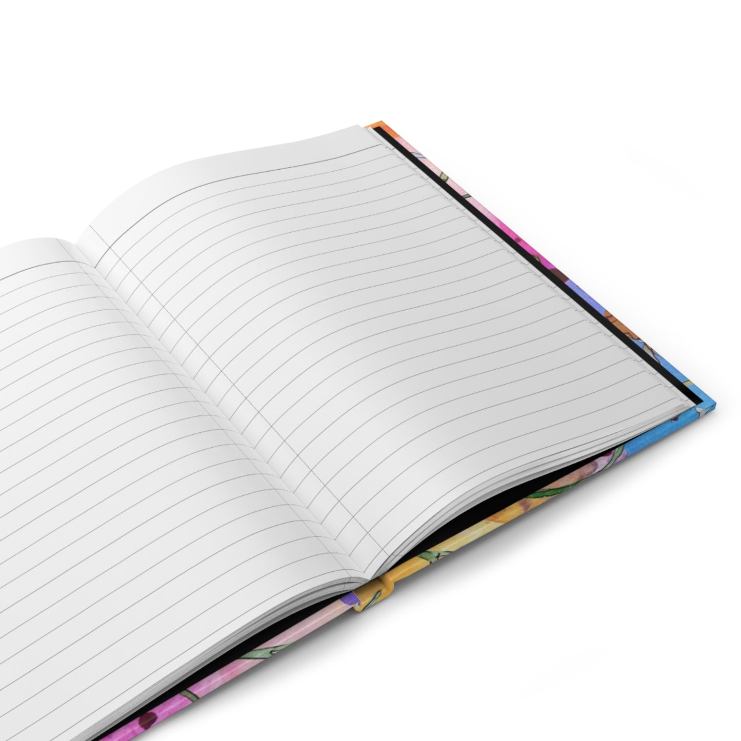 Vibrant Floral Hardcover Journal – 5.75" x 8"