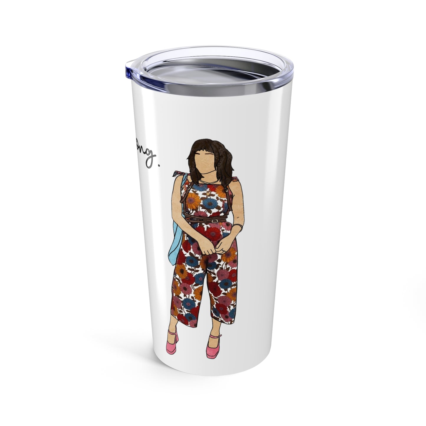 "She Is Strong. Proverbs 31:25" – 20oz Stainless Steel Inspirational Tumbler w Lid