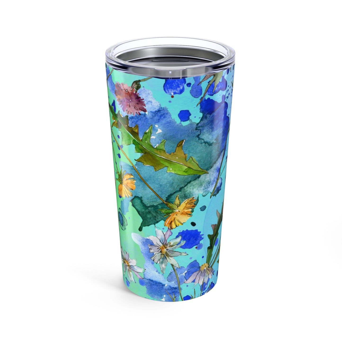 Floral Watercolor Tumbler – 20oz Stainless Steel Insulated
