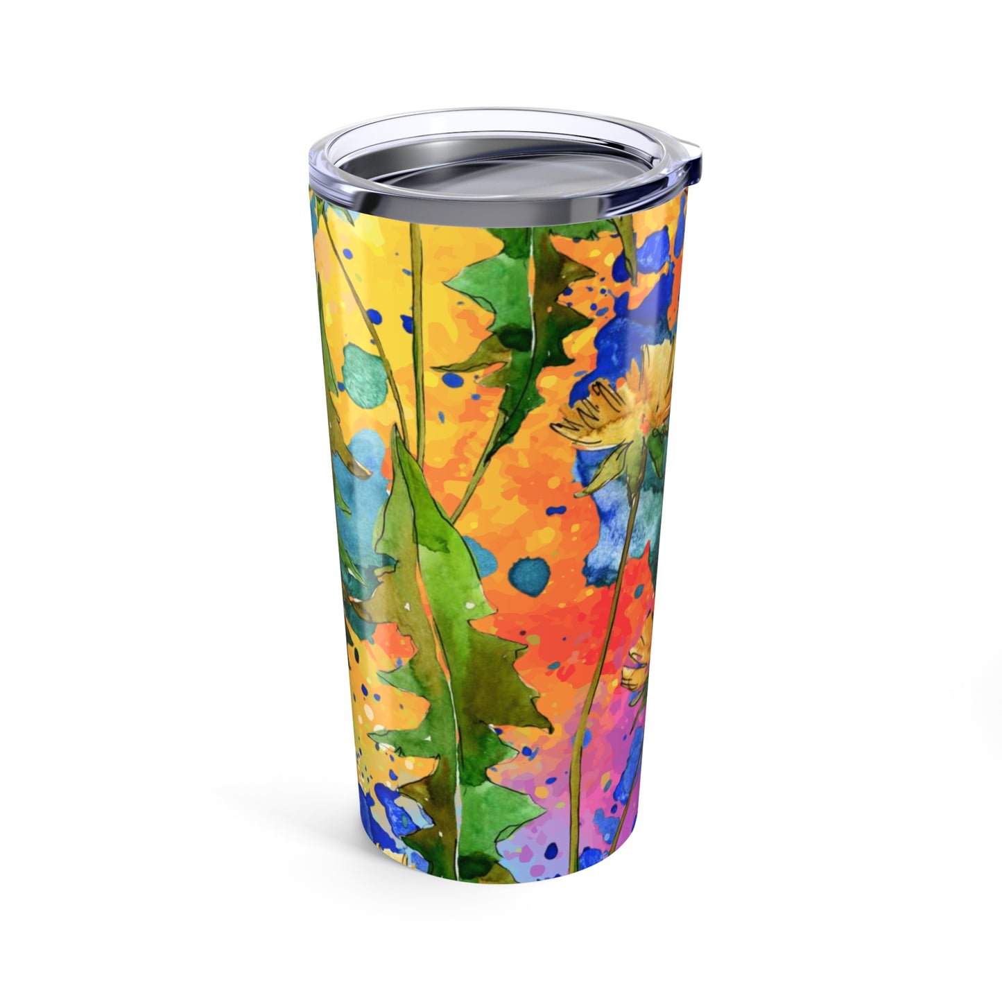 Colorful Wildflower Floral Tumbler – 20oz Vacuum Insulated Stainless Steel