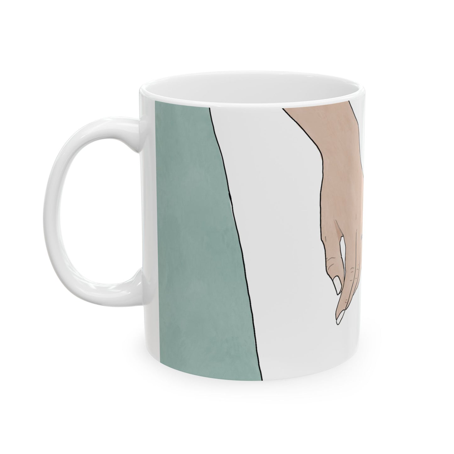 The Pinky Promise Mug – Vibrant Glossy Ceramic in 11oz
