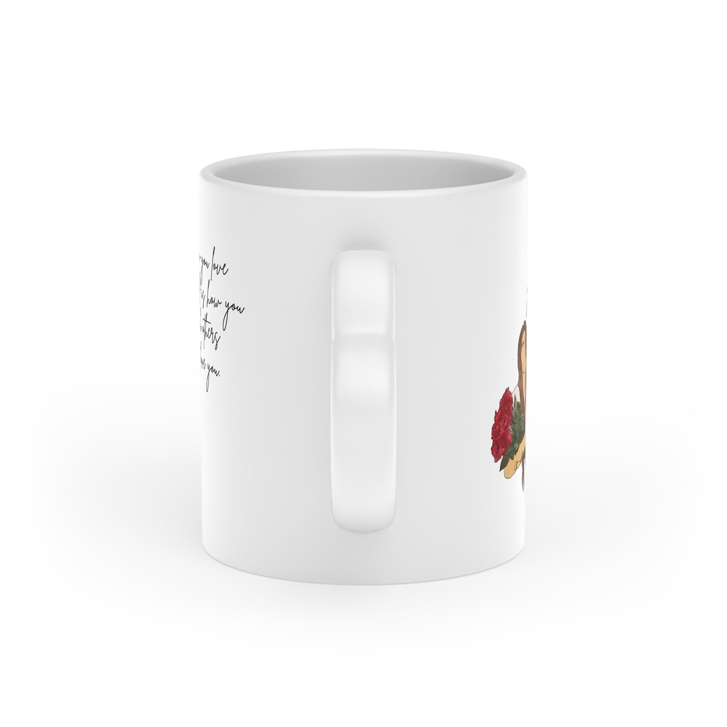 "How You Love Yourself Is How You Teach Others to Love You" – Heart Handle Mug