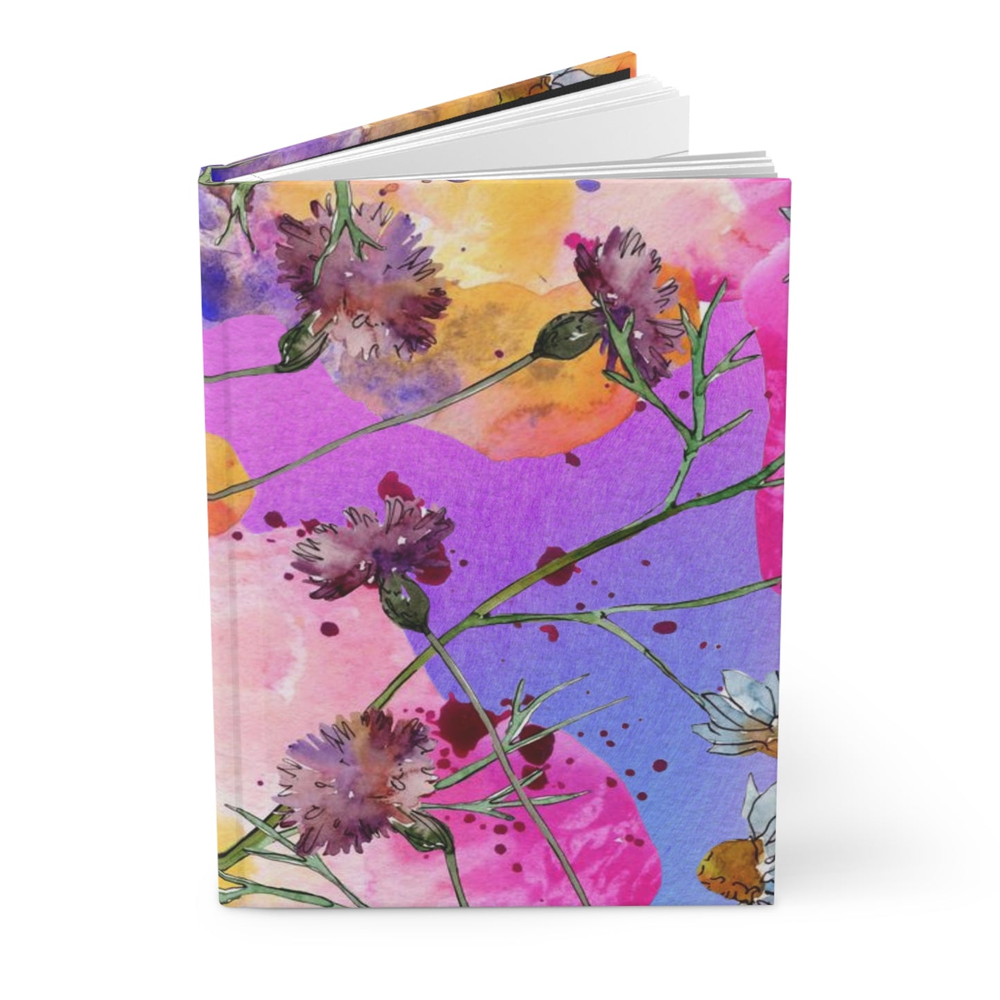 Vibrant Floral Hardcover Journal – 5.75" x 8"