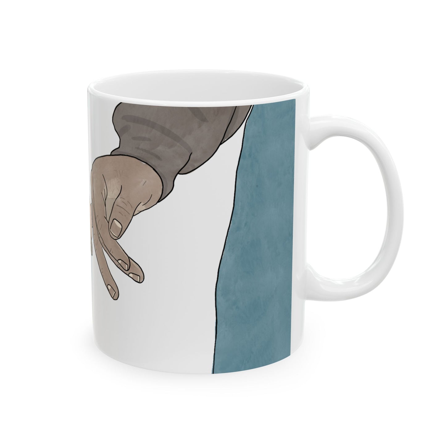 The Pinky Promise Mug – Vibrant Glossy Ceramic in 11oz