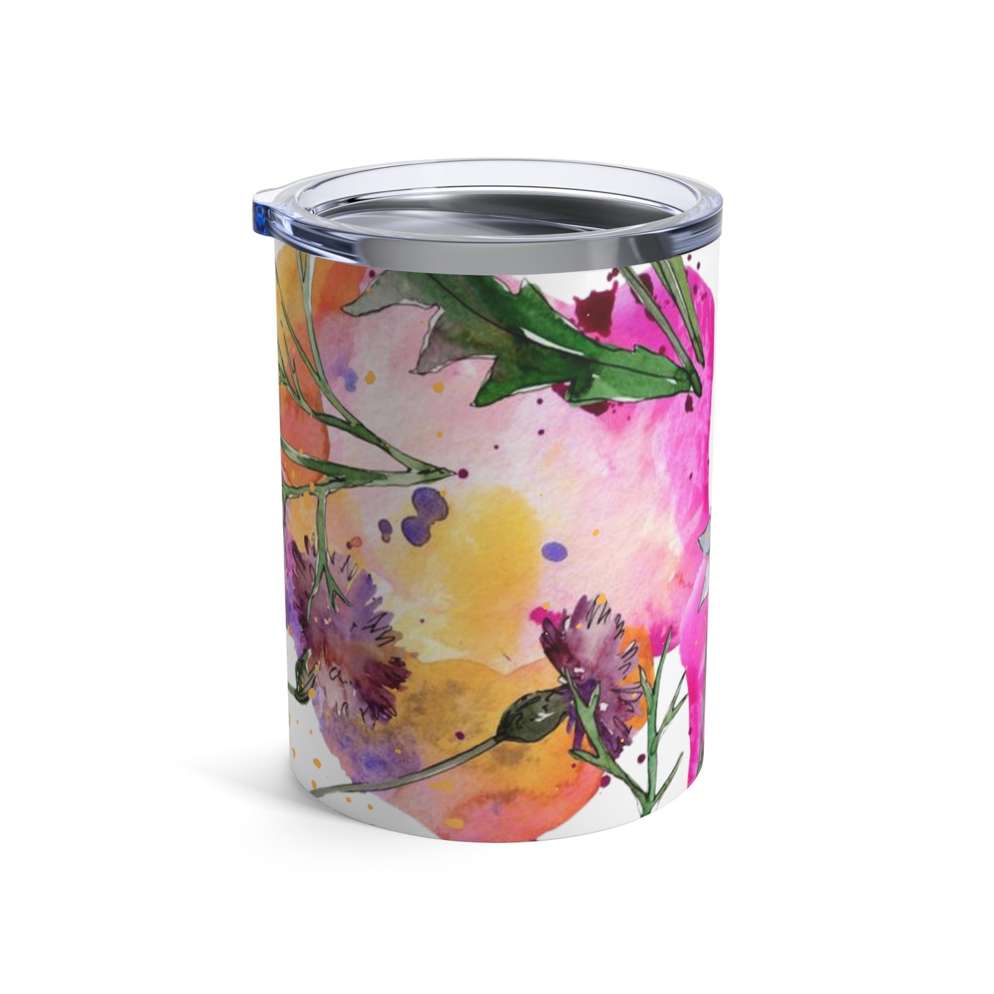 Floral Watercolor Tumbler Mug