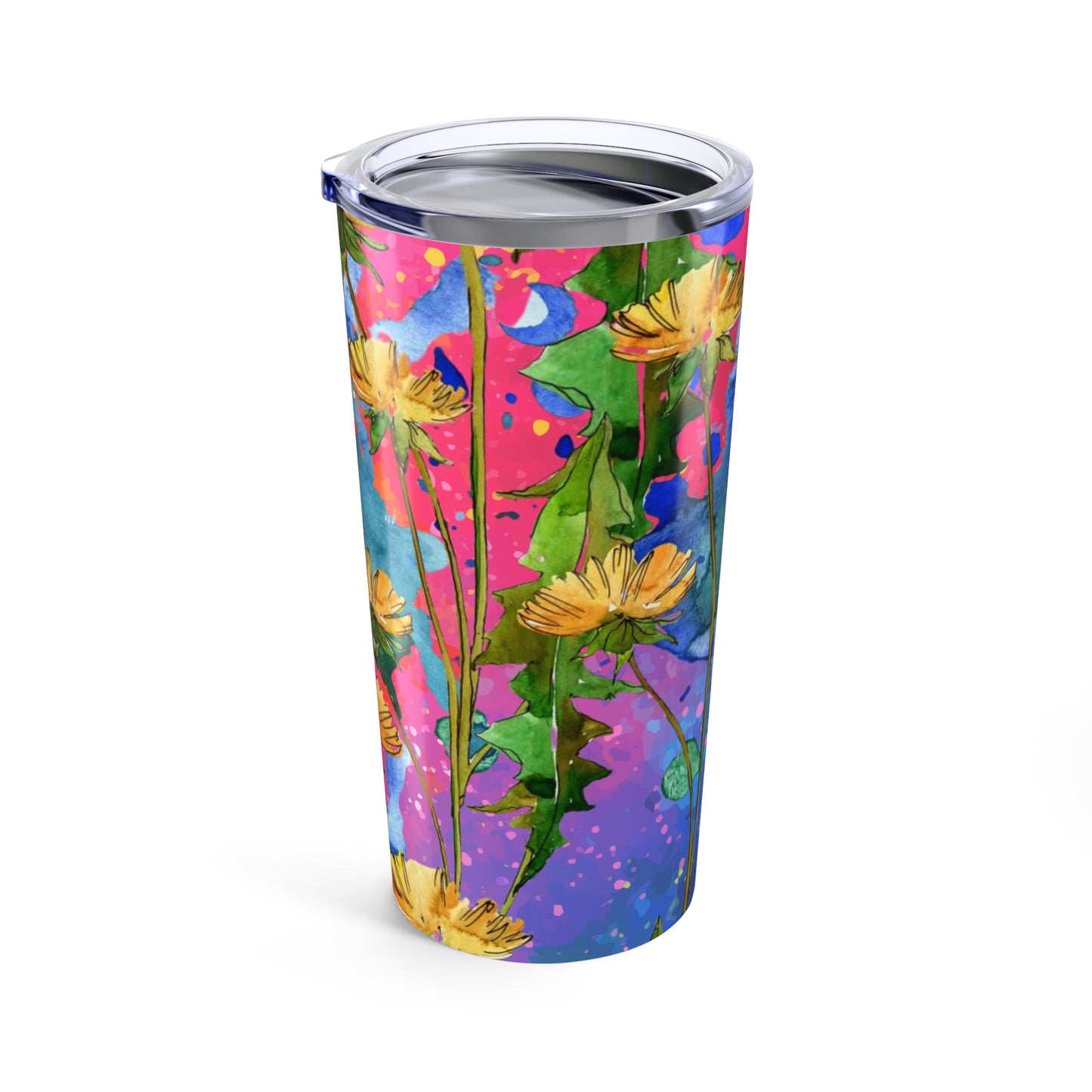 Colorful Wildflower Floral Tumbler – 20oz Vacuum Insulated Stainless Steel