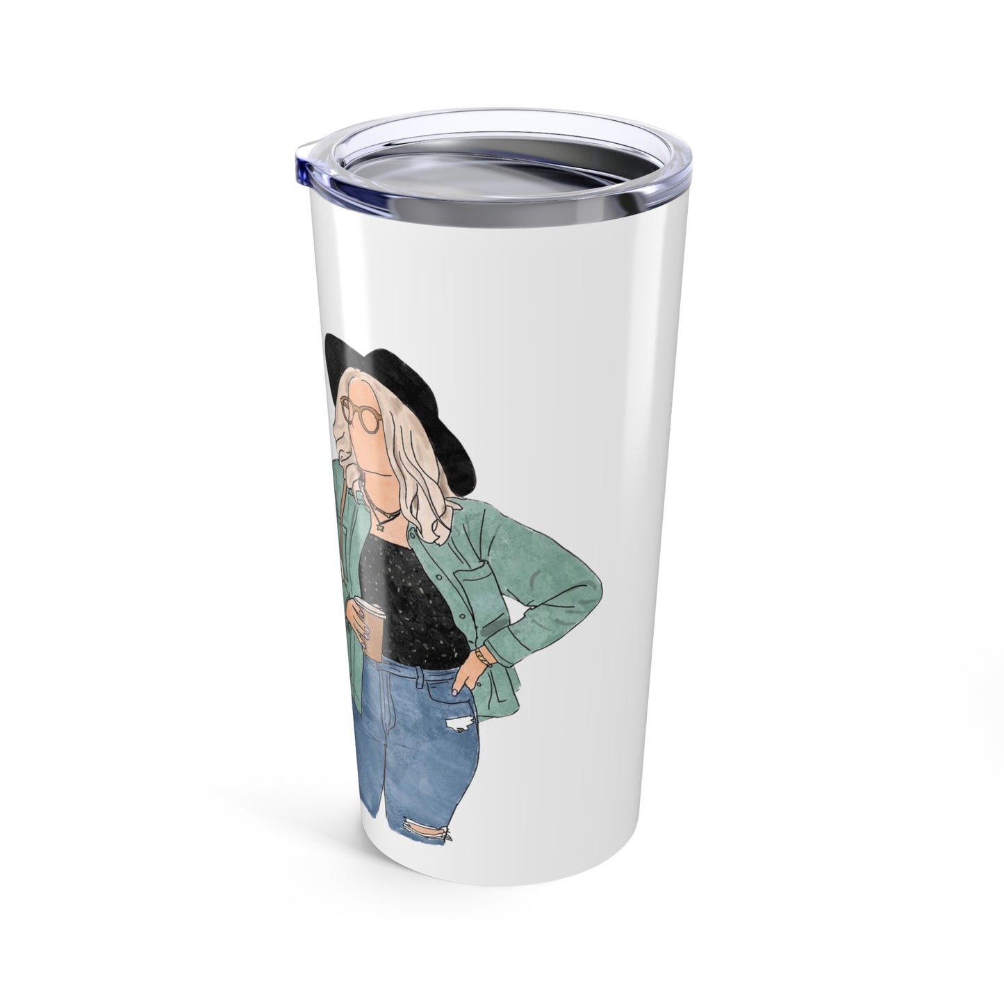 "All I Need Is a Little Bit of Coffee and a Whole Lot of Jesus" – 20oz Stainless Steel Tumbler