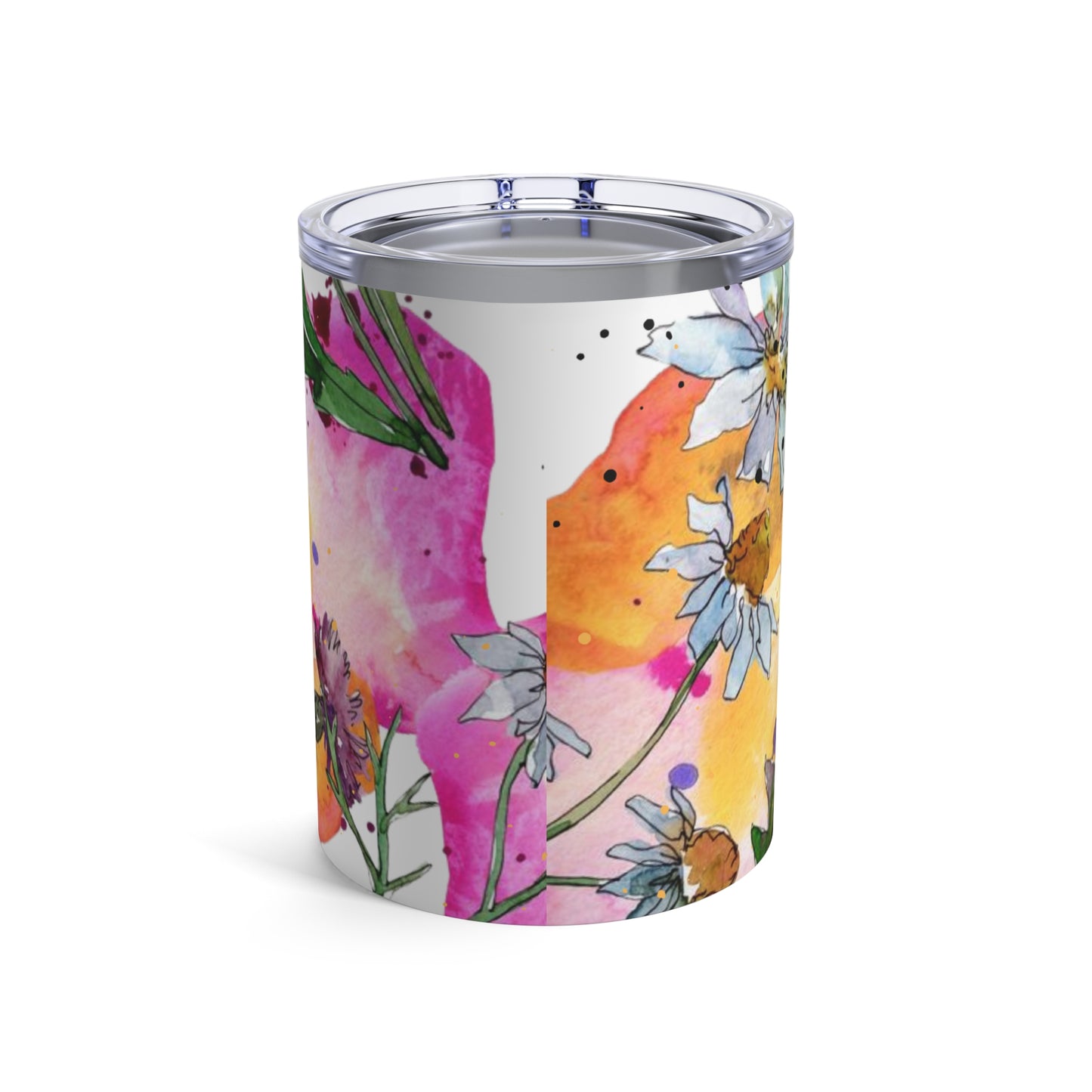 Floral Watercolor Tumbler Mug