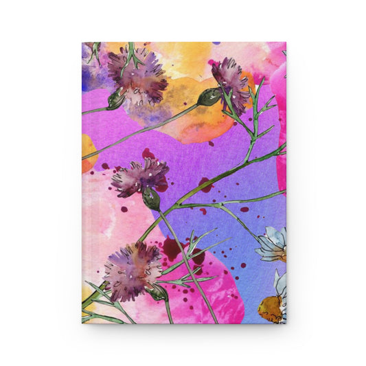 Vibrant Floral Hardcover Journal – 5.75" x 8"