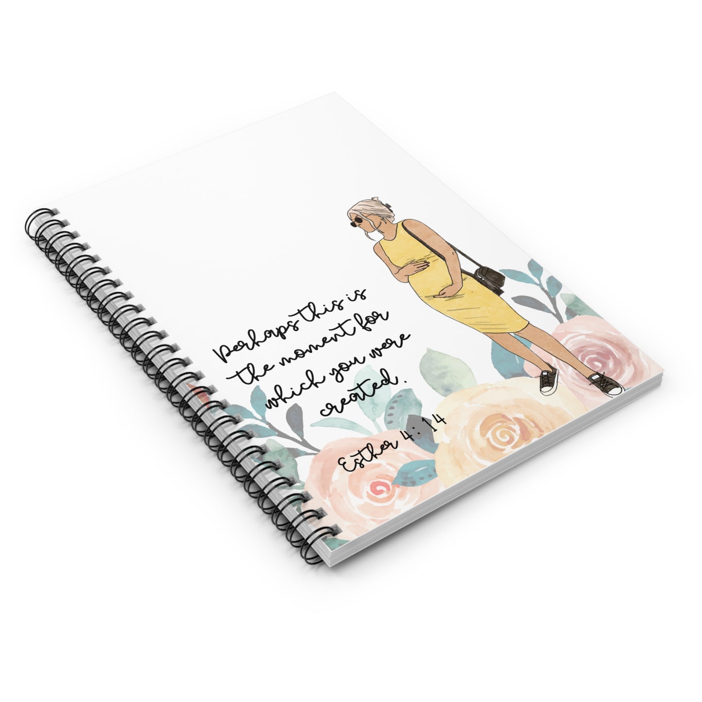 Empowering Spiral Notebook – "Perhaps This Is the Moment for Which You Were Created"